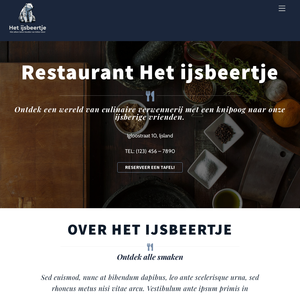 Restaurant "Het Ijsbeertje"